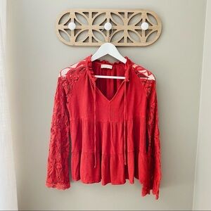 Altar'd State Long Sleeve Blouse Sz Small
